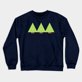 Fractal Trees quilt Crewneck Sweatshirt